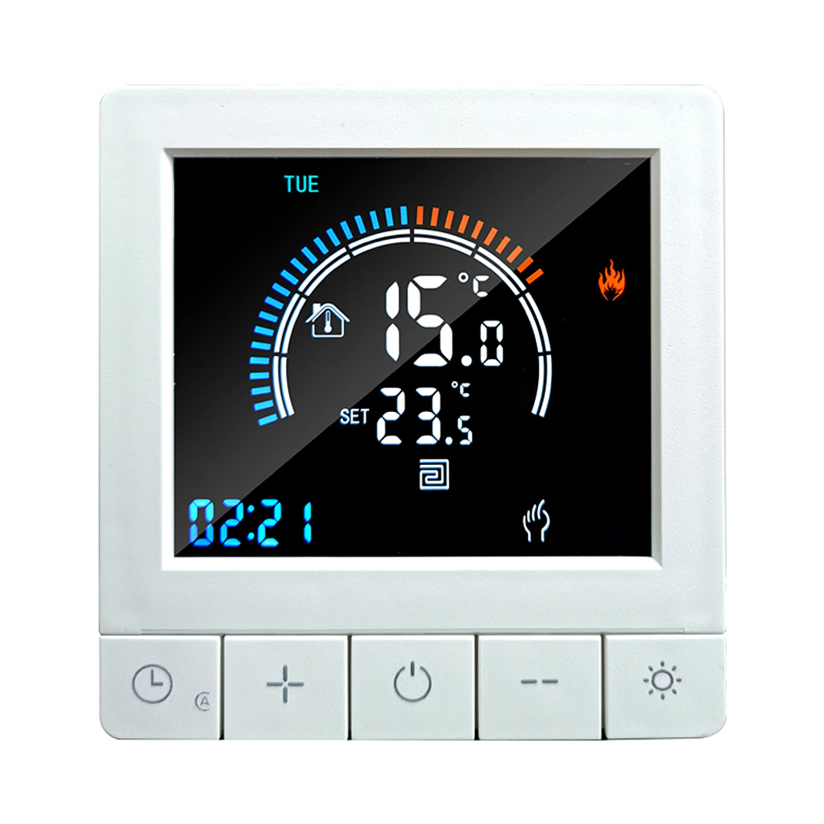 Battery Operated Smart Thermostat  Smart Thermostat Battery Powered - Lcd  Screen - Aliexpress