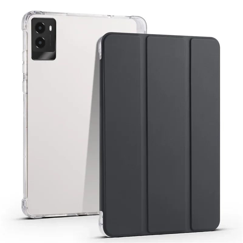 Enhanced Tablet Case with Pen Holder and Trifold Soft Back Stand