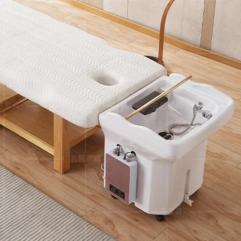 Serbatoio Dell'Acqua Shampoo Sedia Regolare Terapia Testa Spa Attrezzature Per Parrucchieri Giapponesi Sedia Lettino Massaggio Salon Equipment Mq50Sc