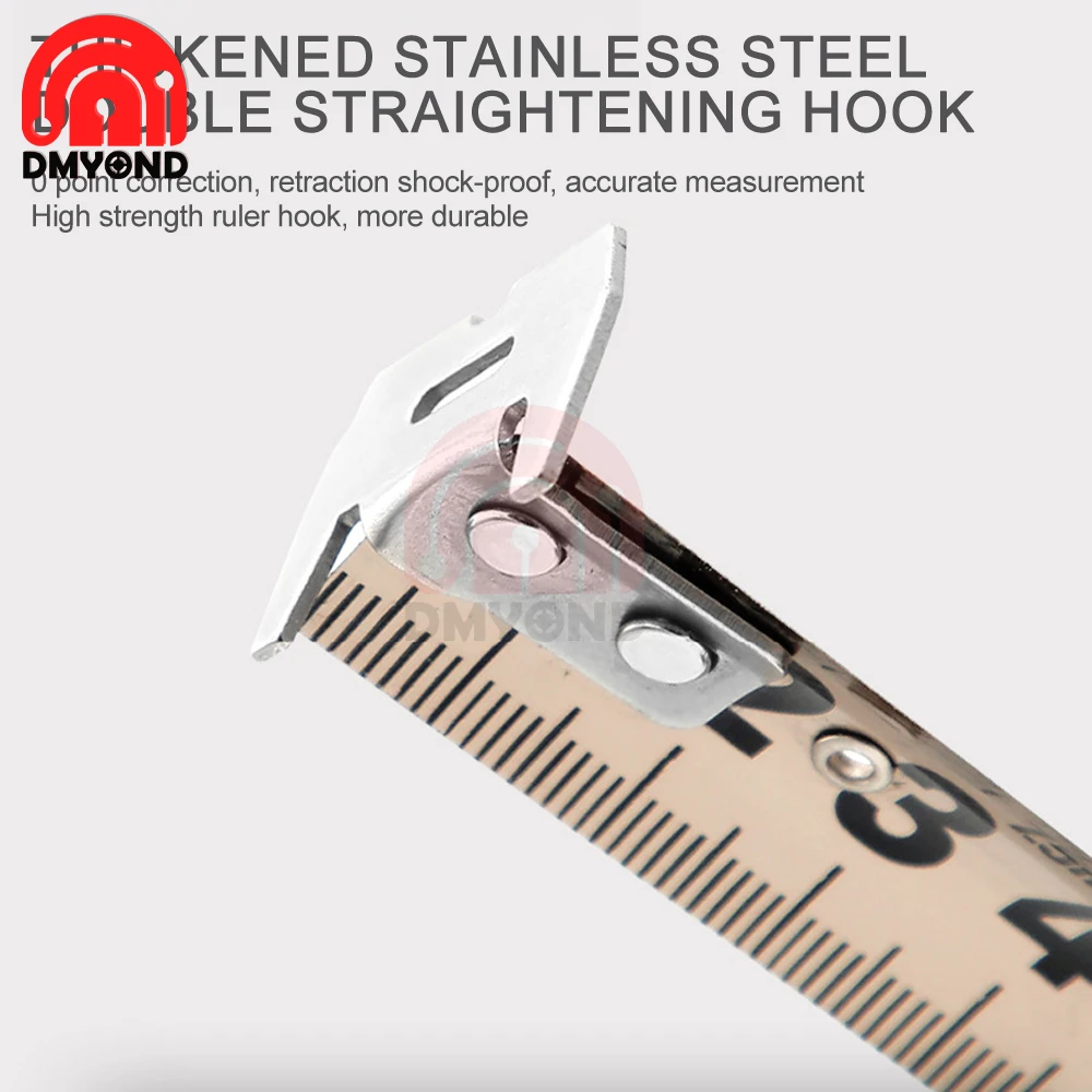 Industrial Grade Waterproof Anti-rust Corrosion-resistant Steel Tape Measure 3M 5M 7.5M Stainless Steel Hollow Tape Measure Tape Measure Measuring Tape