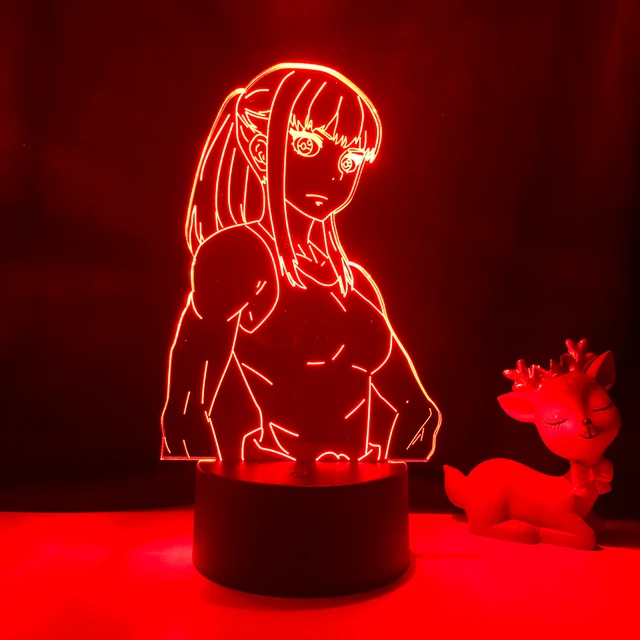 Acrylic Led Night Light Lamp Anime Fire Force for Bedroom Deco Light Manga  Birthday Gift Fire Force Anime 3d Light Maki Oze