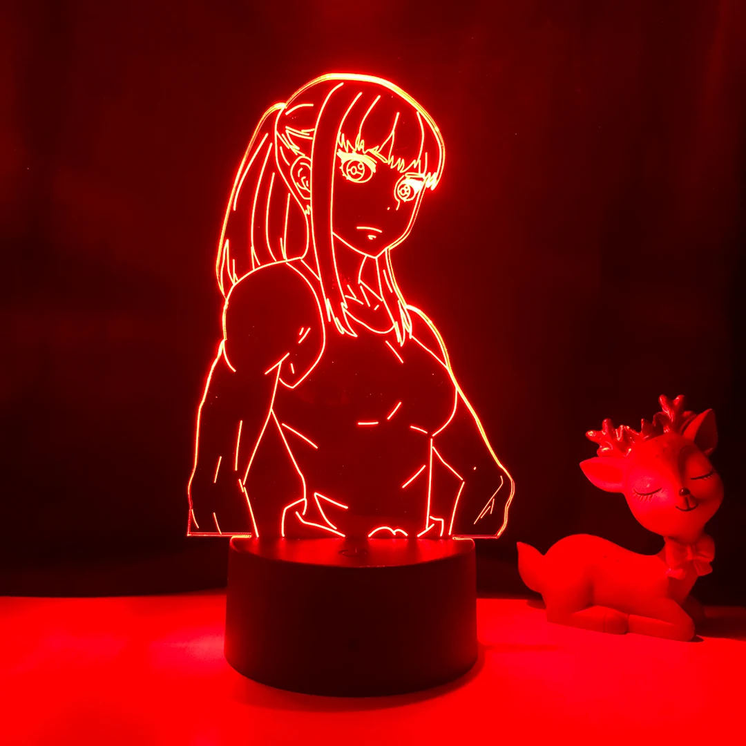 3d Led Lamp Anime Fire Force Maki Oze for Bedroom Decorative Nightlight  Birthday Gift Room Lamp Acrylic Led Night Light - AliExpress