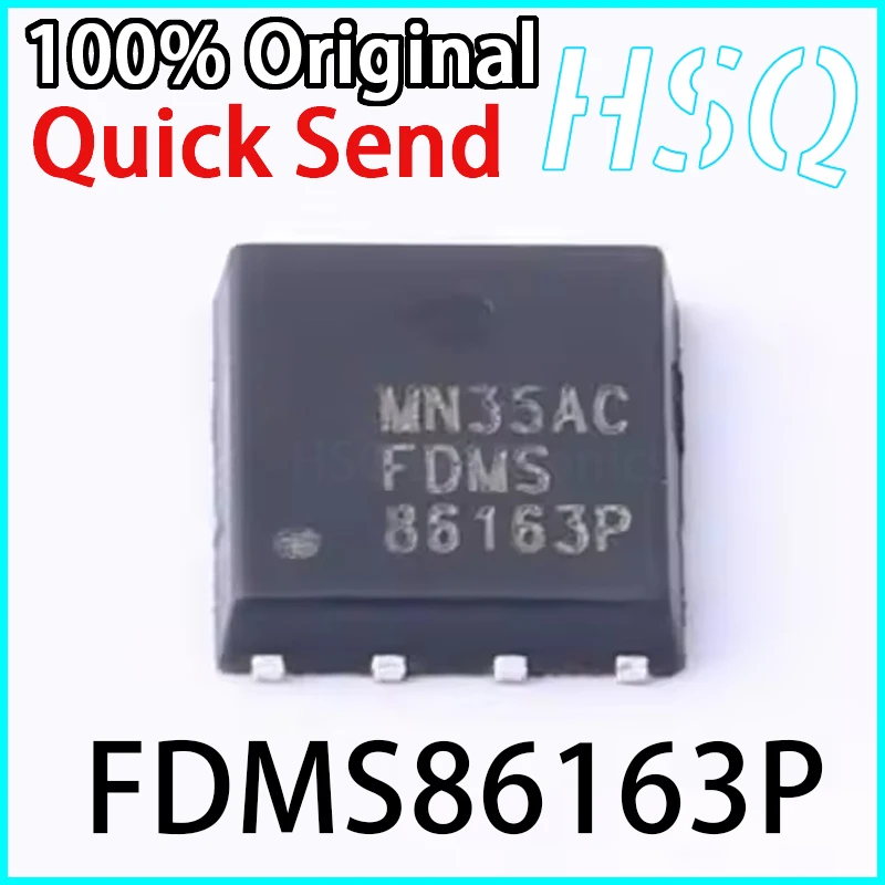 

2PCS Original FDMS86163P 86163P QFN8 P-channel MOSFET Field-effect Transistor IC Brand New in Stock
