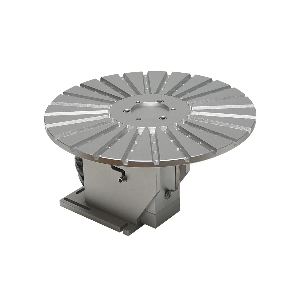 

LY D300 TD400 Round Wheel Rotary Axis For Pen Solder Tip Fiber Laser Engraving Marking Machine With M6 Slot Screw Holes