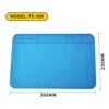 Silicone Soldering Mat ESD Antistatic Heat Resistant Insulation Work Mat Soldering Station Kit Repair Pad Maintenance Platform 3