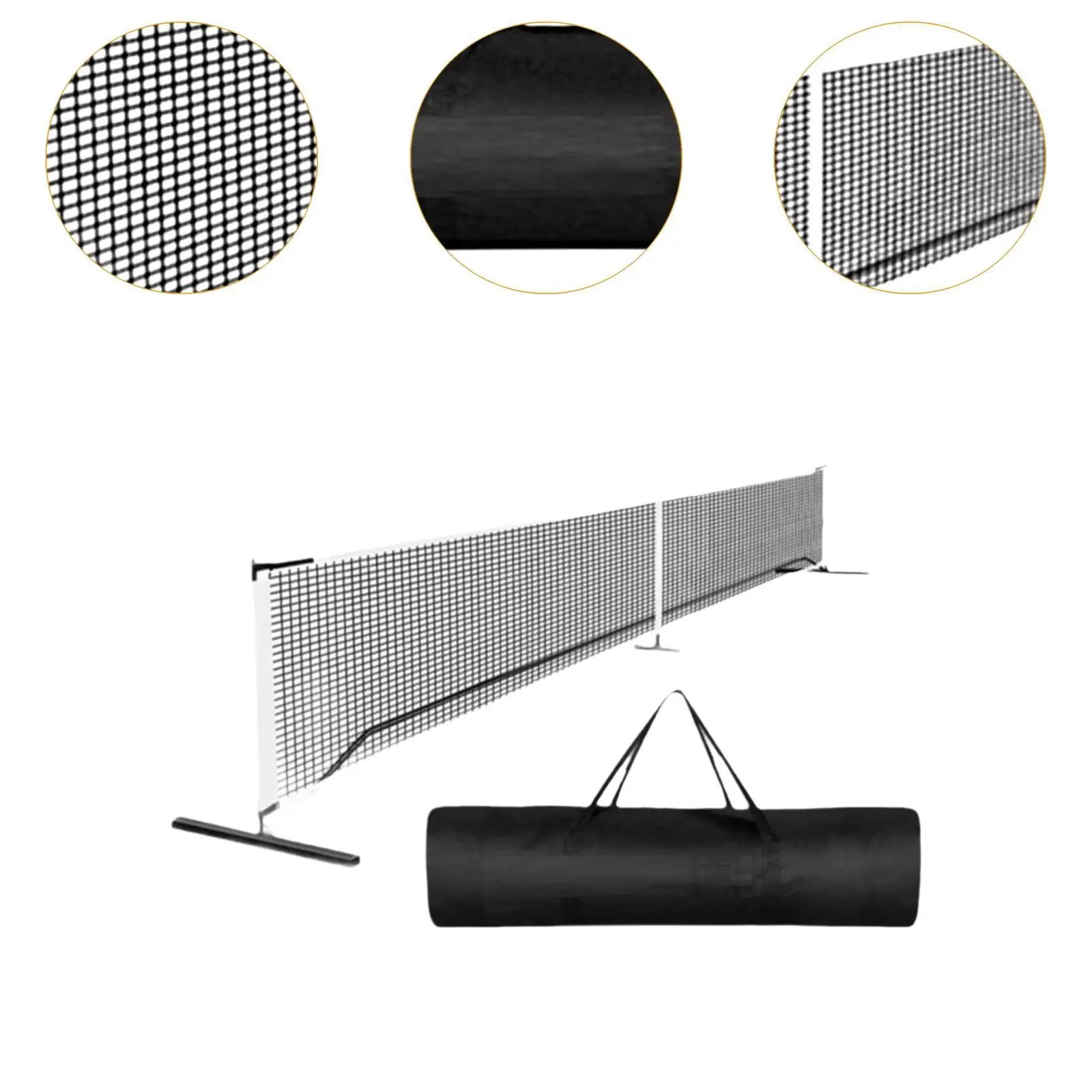 Portable Pickleball 22ft Adjustable Height with Metal Frame Stand Detachable Sports Net for Party Game Training Backyard Indoor Portable Pickleball 22ft Adjustable Height with Metal Frame Stand Detachable Sports Net for Party Game Training Backyard Indoor