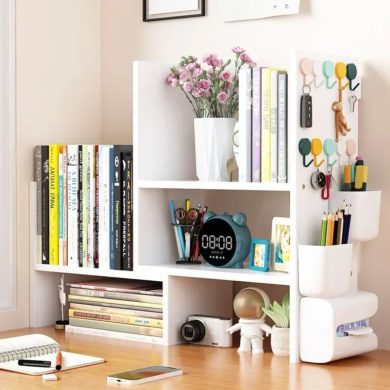 Modular Office Magazine Holder Desk Organizer Mini Small Book Bookcase Children Porte Revue Bois Furniture Bookcase