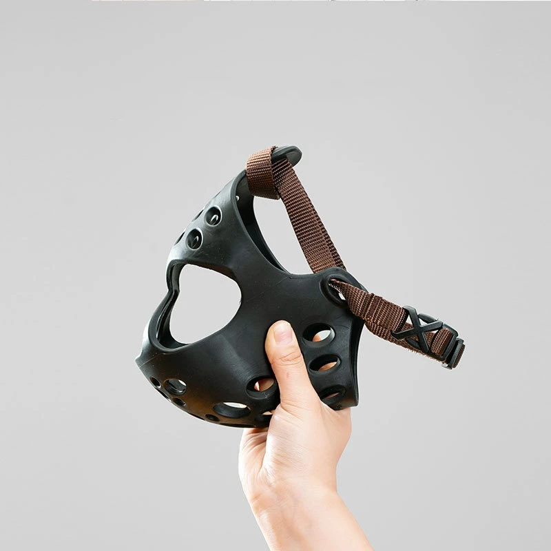 Dog Muzzle Short Snout Dog Muzzles Anti-biting Breathable Mouth Mask for Bulldog Flat-faced Dogs Muzzle Mask Outdoor Dog Accessories