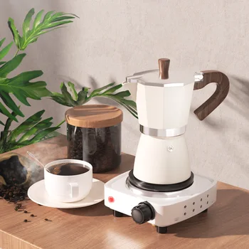 PARACITY Moka Pot – Italian Octagonal Portable Coffee Maker 1