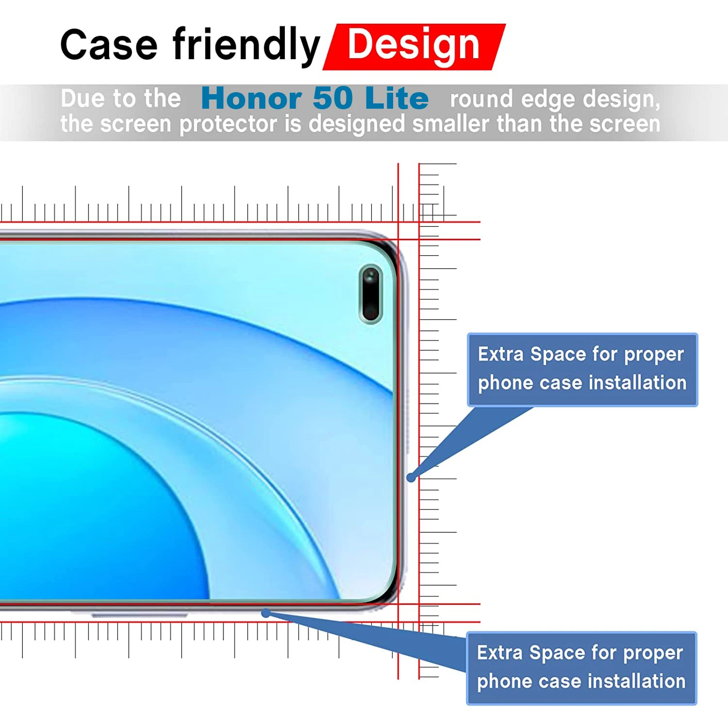 Рисунок 5 - закаленное стекло для Honor 50