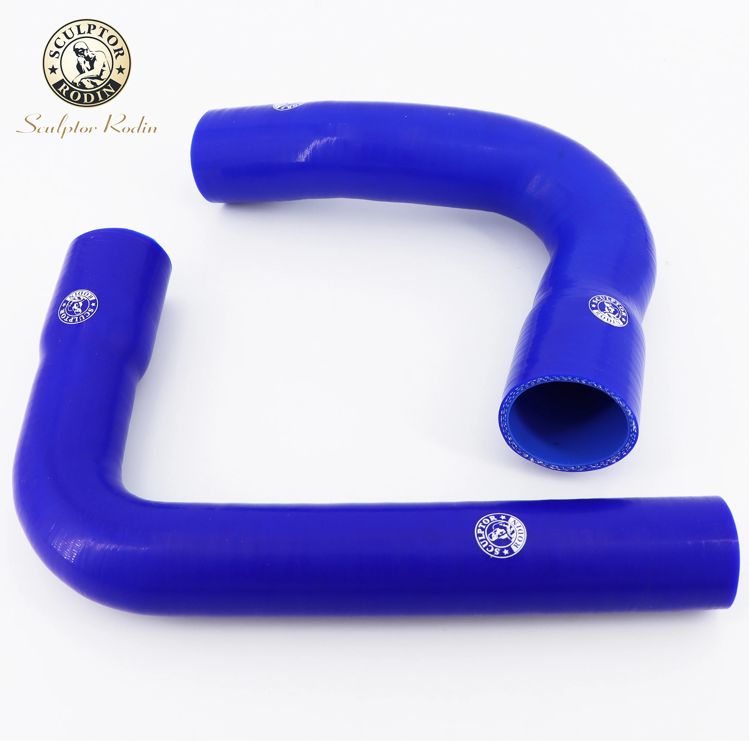 Black Silicone Radiator Hose Kit For 1967-1970 Ford Mustang, Falcon & Fairlane V8 - 3-Ply 4.5mm Thick | G-PLUS Brand With 5-Year Warranty - View #2