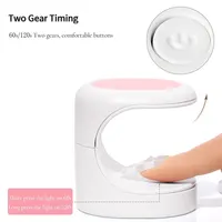 Mini 16w Uv Led Lamp For Nails With Usb Cable 3 Led Lights Gel Nail Polish Dryer Lamp Manicure Tool Equipment 2