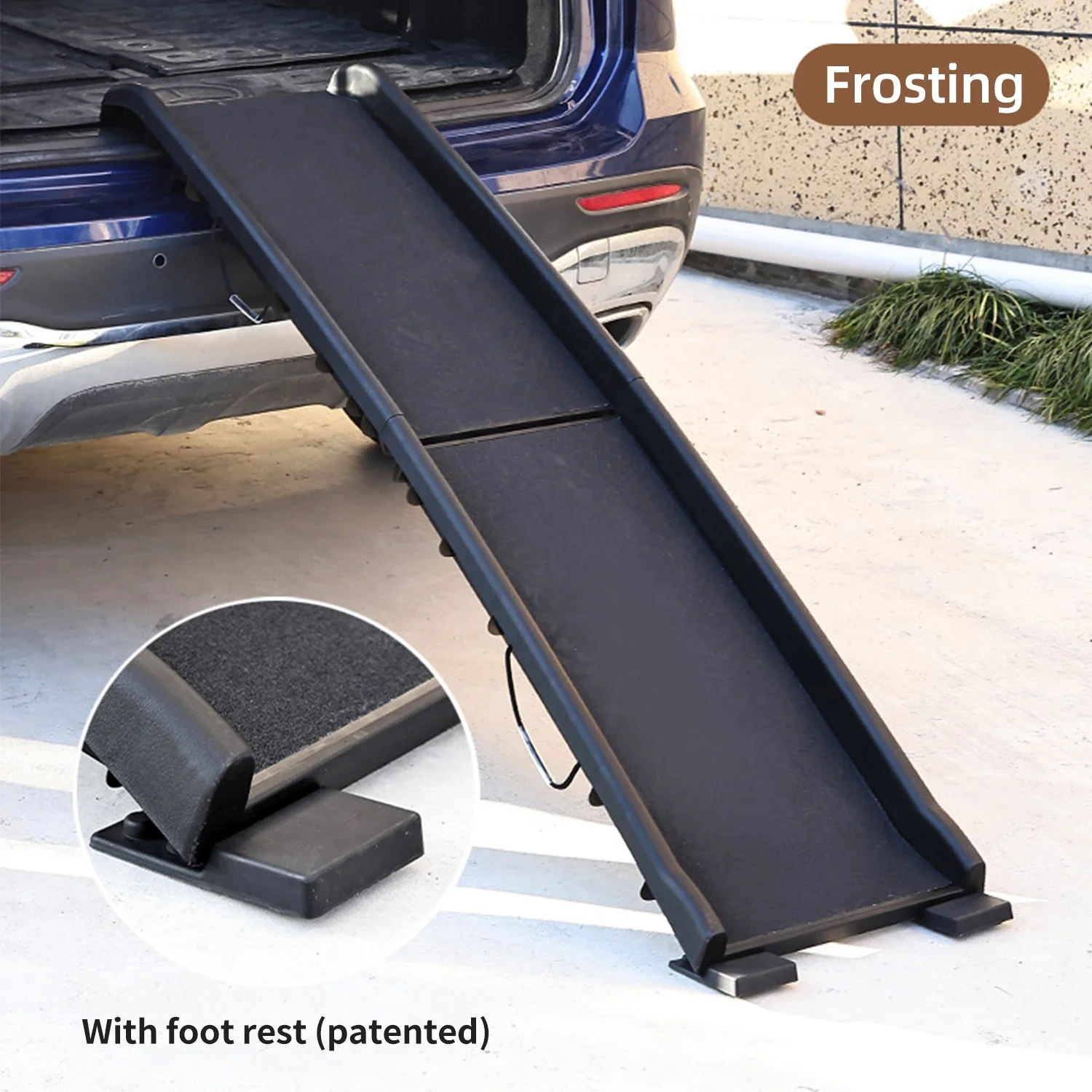 compact foldable lightweight outdoor dog ramp portable pet ramp for large dogs suv cars trucks