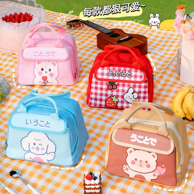 Thermal Lunch Bag Insulated Lunch Handbag Picnic Cooler Bag Travel  Breakfast Box School Children Lunch Bag Tote Food Bento Pouch - AliExpress