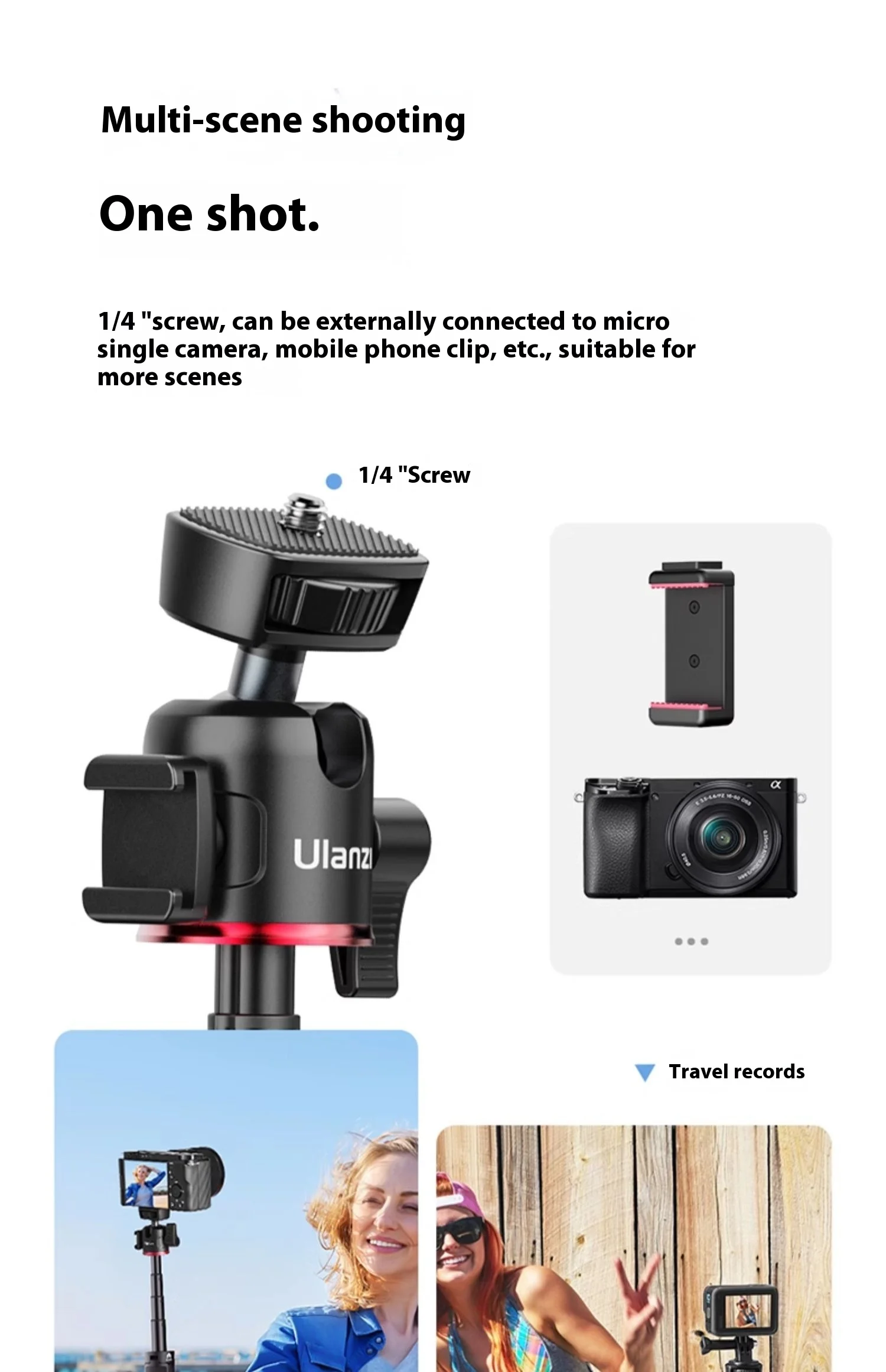 Ulanzi MT-73 Extendable Tripod description image 4