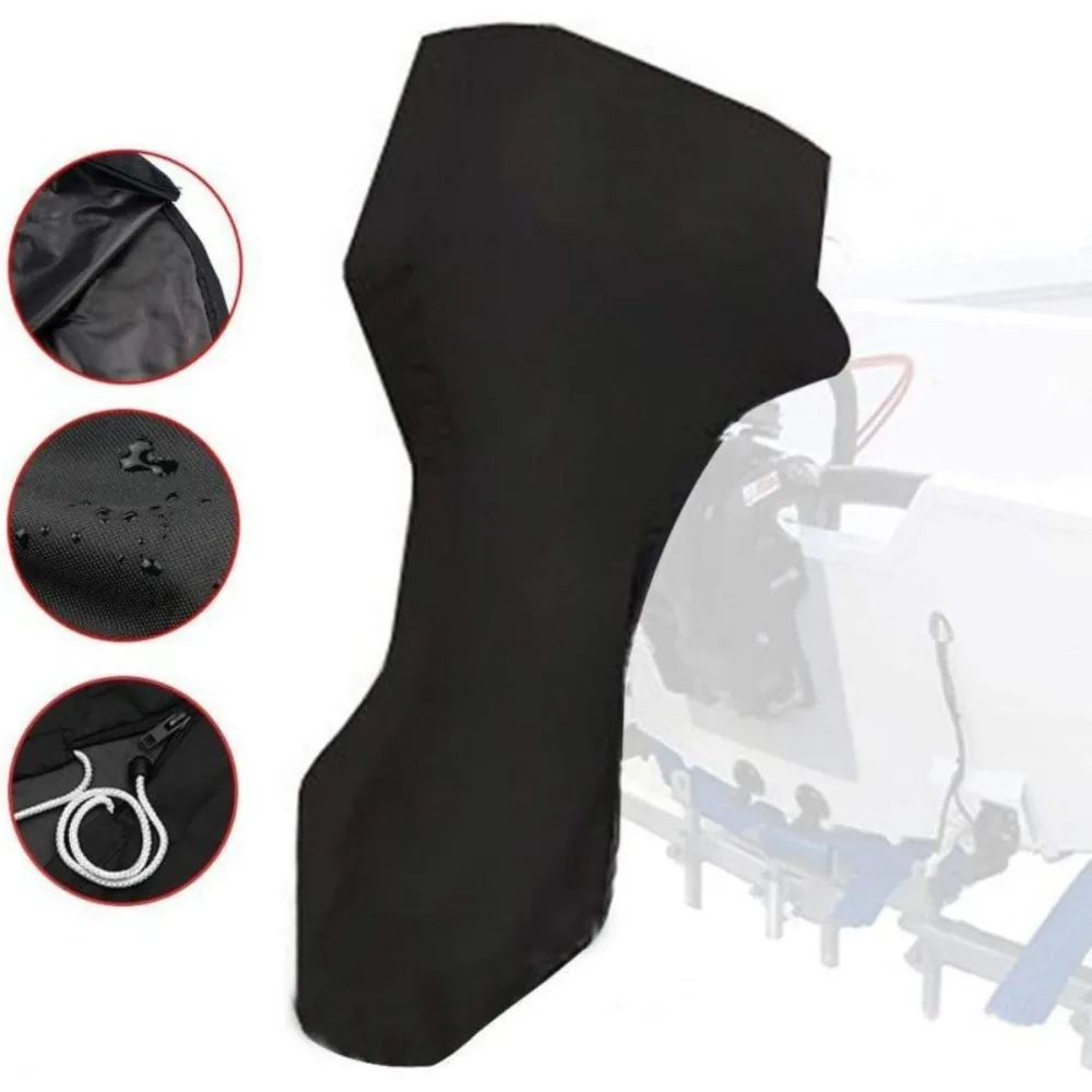 Boat Cover Fishing Boat Cover Outboard Motor Cover Boat Boat Motor Cover Waterproof UV-Proof Full Outboard Motor Cover Fade and Crack Resistant Heavy-Duty 600D