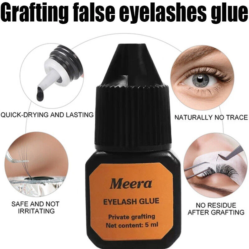 eyelash glue 1 Second Fast Drying Strong False Eye Lash Extension Glue Adhesive Retention Low Smell Mink Eyelash Glue Lashes Grafting