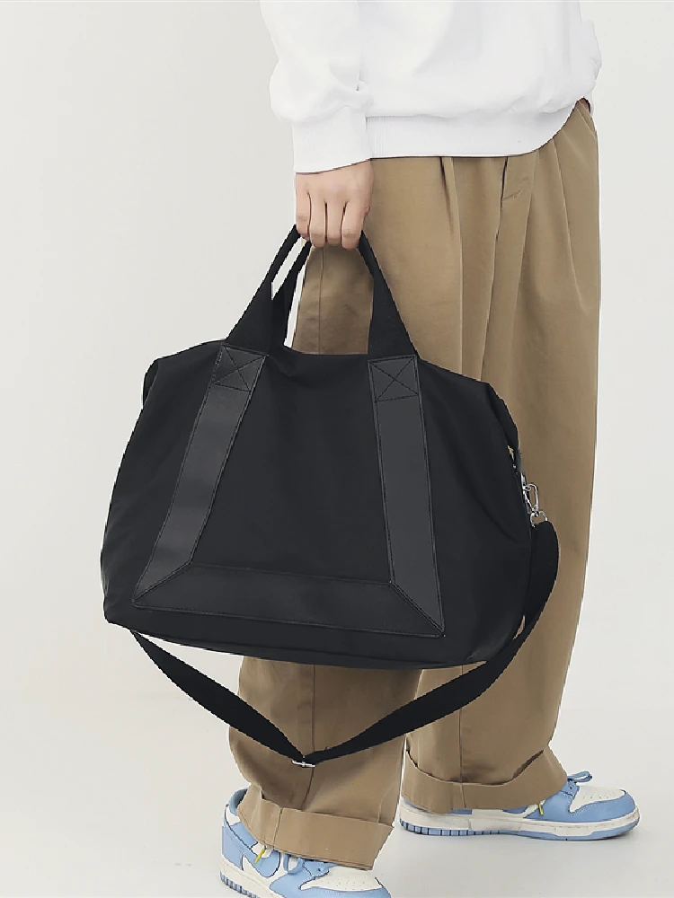 남성용 대용량 메신저 백, 학생 숄더백, 커플 토트백, 스포츠 숄더백, 심플 핸드백, 패션 브랜드 