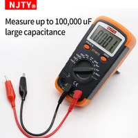 Professional Digital Capacimeter 6000 counts Capacitor Capacity Meter Lcr Tester 100000uF Capacitor High Precision Multimeter 2
