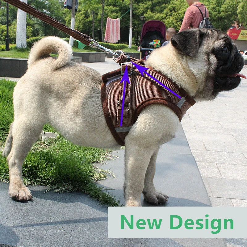 Pet Vest Harnesses Reflective Dog Leash Cat Collars Puppy Dog Harnesses Leads Dogs Cats Tow Rope Lead Pet Supplies