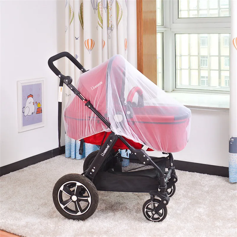 Newborn Mosquito Net Baby Stroller Pushchair Mosquitos Insect Shield Nets Safe Infant Protection Mesh Stroller Cover Accessories baby stroller handle cover Baby Strollers