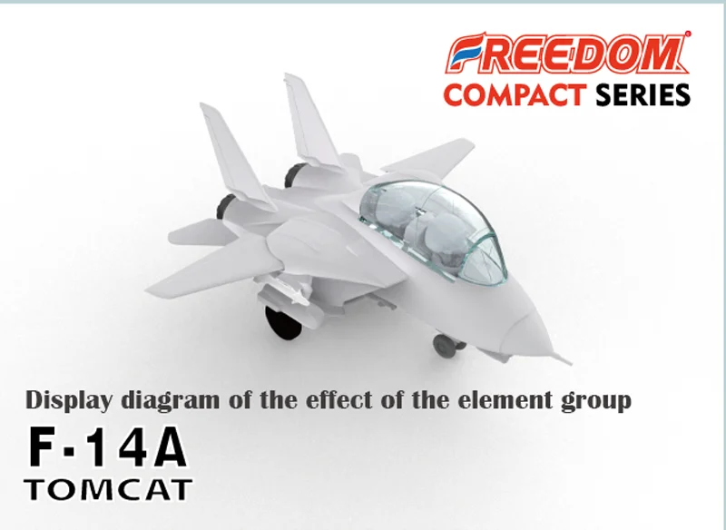 프리덤 모델 조립 키트 F162060 Q-버전 F-14 남성 고양이 A/B VF-84 2IN1