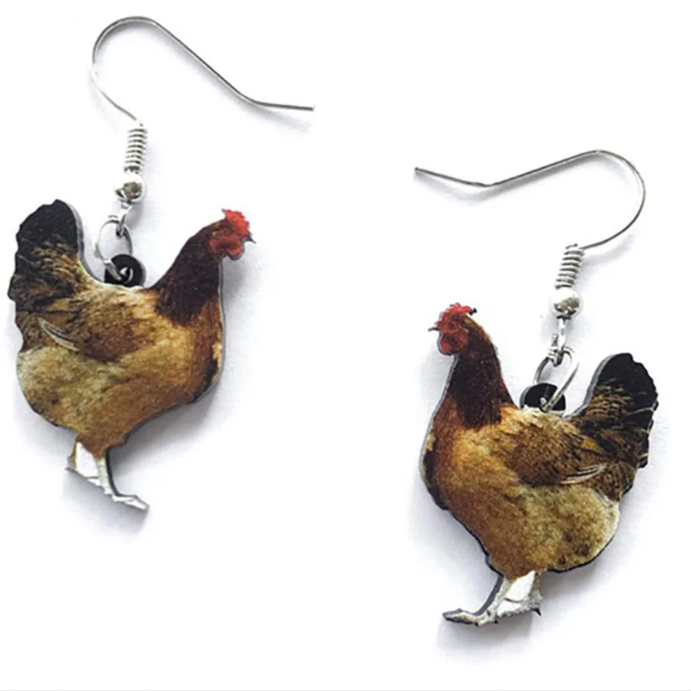 floral-chicken-hen-dangle-earrings-fun-animal-charm-jewelry