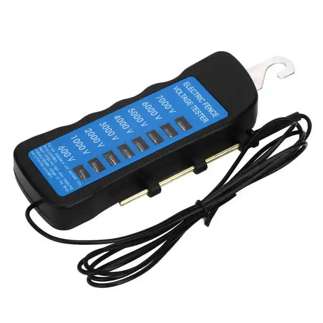 Elektromos Kerítés Tesztelő Több Könnyű Feszültség Detektálási Hordozható 8 Lámpa A Mezőgazdasági Ellátáshoz Abs 7000 V -Os Lóállat -Kerítéshez - Image 3