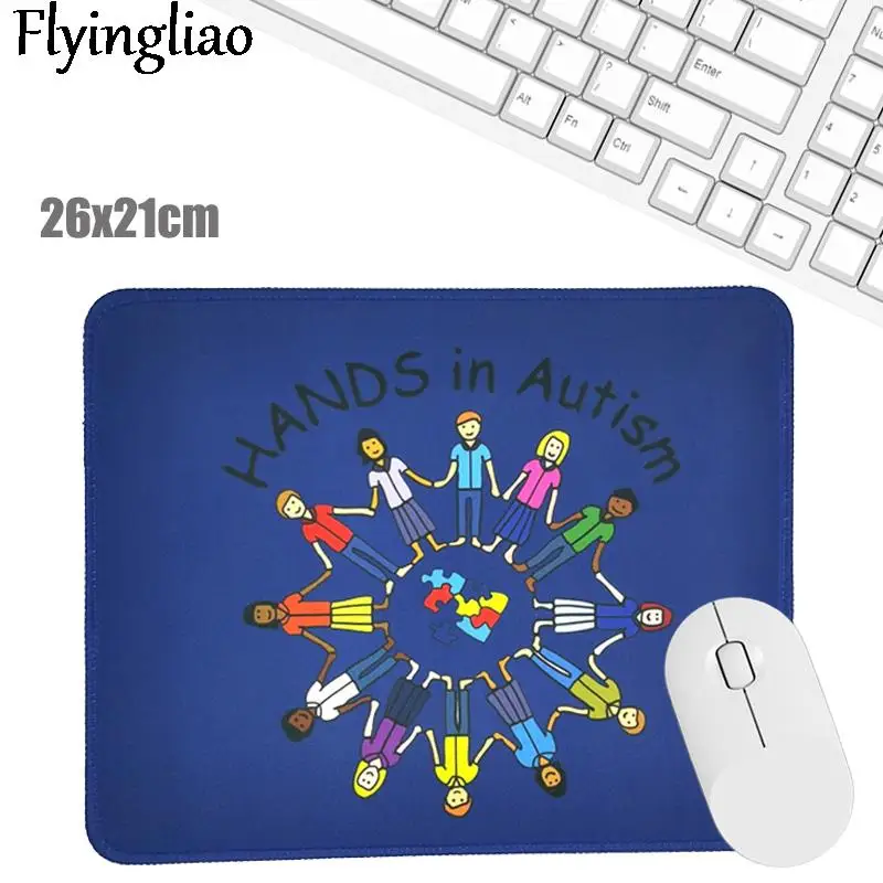 Autism Awareness Blue Cute desk pad mouse pad laptop mouse pad keyboard desktop protector school office supplies