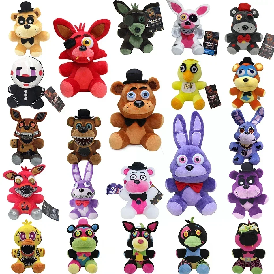 Five Night At Freddy Fnaf Cute Plush Toys Game Doll 18CM Bonnie Bear Foxy Cartoon Stuffed Dolls Freddy Toys For Children Gifts plush toys