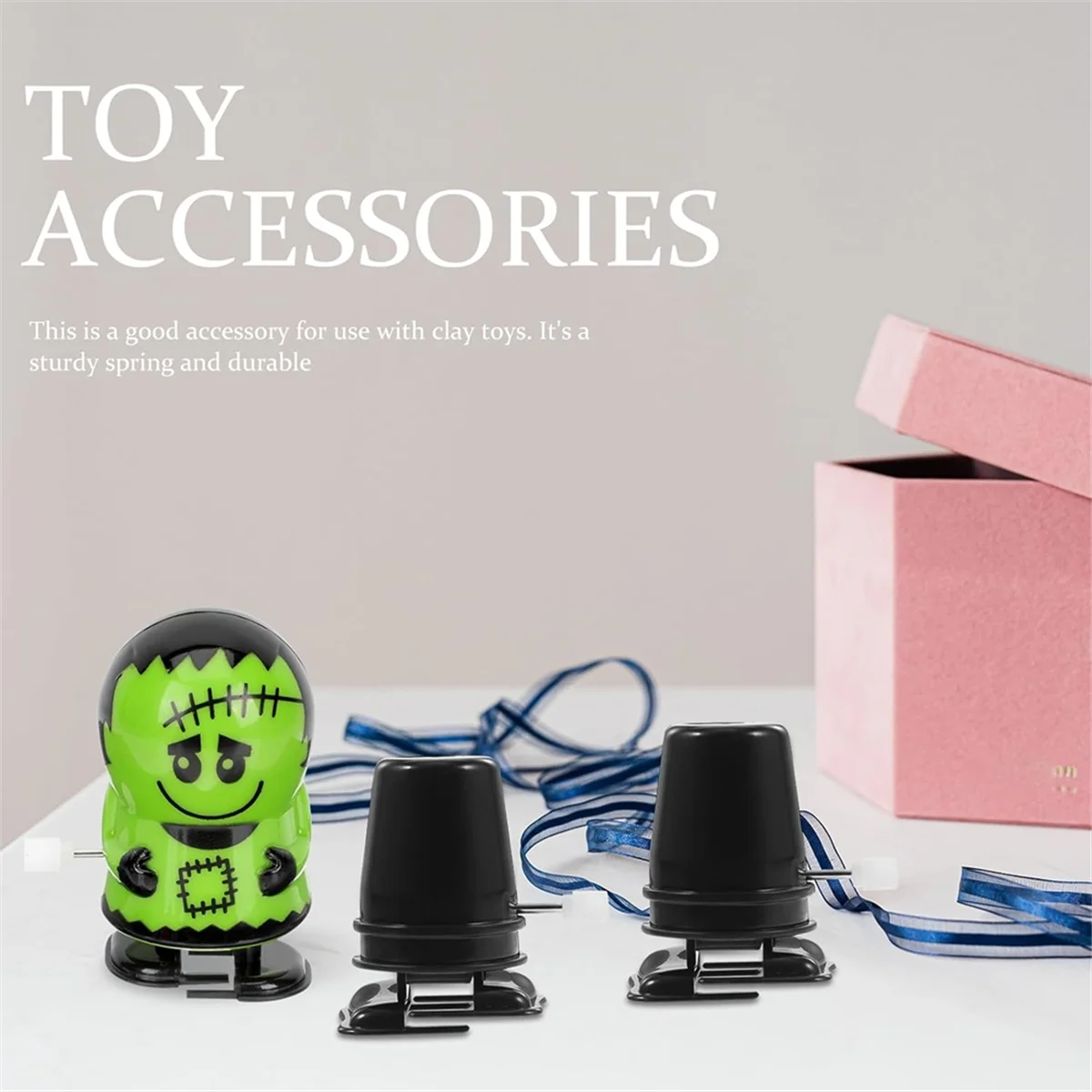 12 Pcs Clockwork Legged Robot Walking Toy Movement Clockwork Toy Movement Mechanism Robot Toy 2