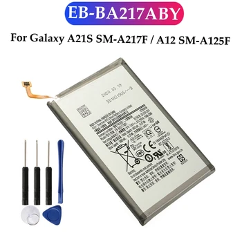 Nuova batteria del telefono 5000mAh EB-BA217ABY per Galaxy A21s A13 4G SM-A217F / A12 SM-A125F + strumenti gratuiti