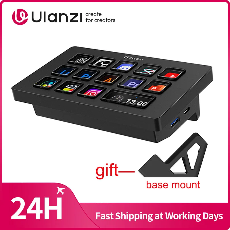 Ulanzi D200H Deck Dock AI-Powered Office Streaming Controller for