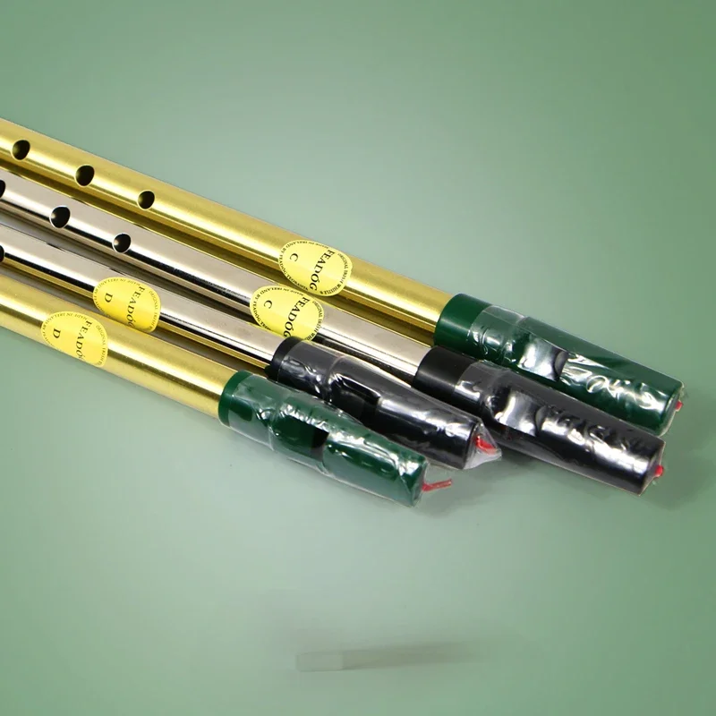 Penny Piccolo Irish whistle Flute Tin Whistle Feadon 6 Holes In D/C Key Irish flute Musical Instrument flauta irlandesa