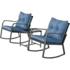 Patio Rocking Chair Outdoor Bistro Set (3PIECES)   outdoor furniture set  garden furnitures 1