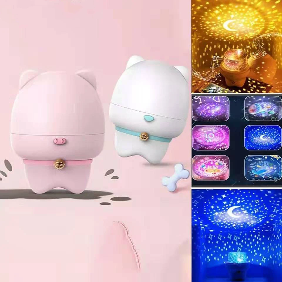 

Ocean Starry Sky Rotating Projector Night Light 6 Patterns LED Laser Night Lights Bluetooth Speaker Gift for Kids Children