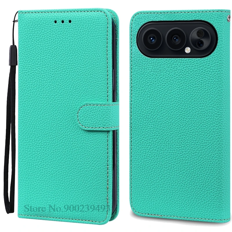 Leather Wallet Flip Case - Stand & Protective Book Cover