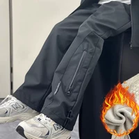 أزياء الأولاد الصوف السراويل الخريف الشتاء الاطفال السراويل الرياضية غير رسمية في سن المراهقة يندبروف السراويل الدافئة ملابس الأطفال 4-14 سنة 1