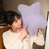 Moon Star Heart Sky Pillow Plush Purple Pink Yellow Fluffy Cushion Decor Sofa Chair Back Support Party Prop Ladies Gift 5