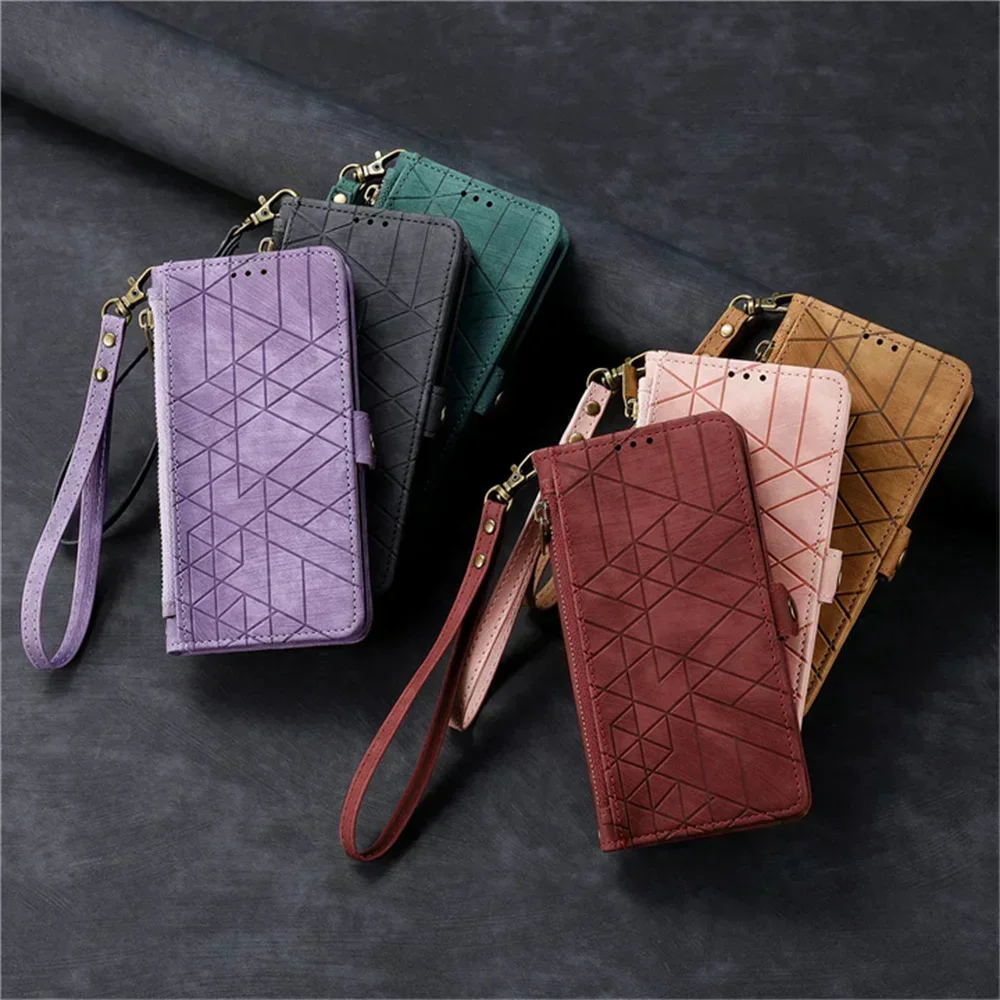 Edge60 Stylus Leather Zipper Wallet Case