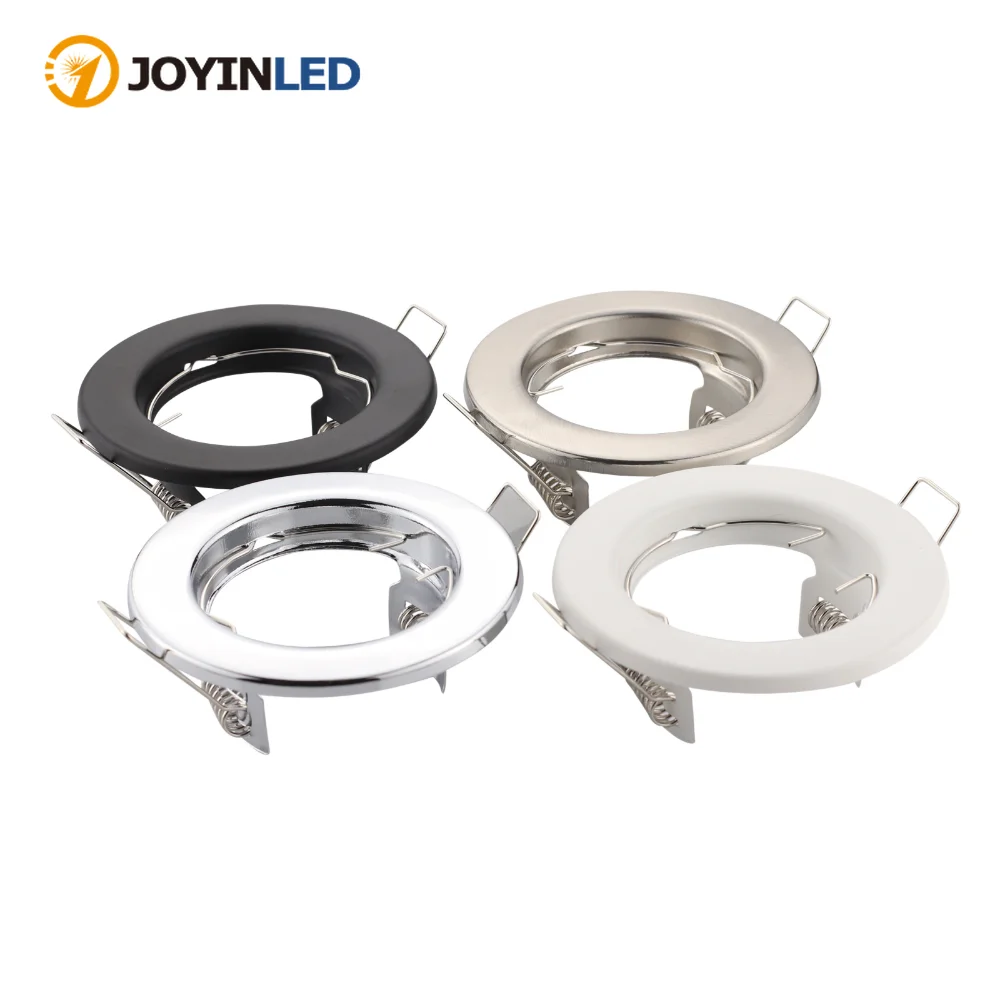 JOYINLED 5개 원형 매립형 LED 천장 다운라이트 피팅 MR16 GU10..