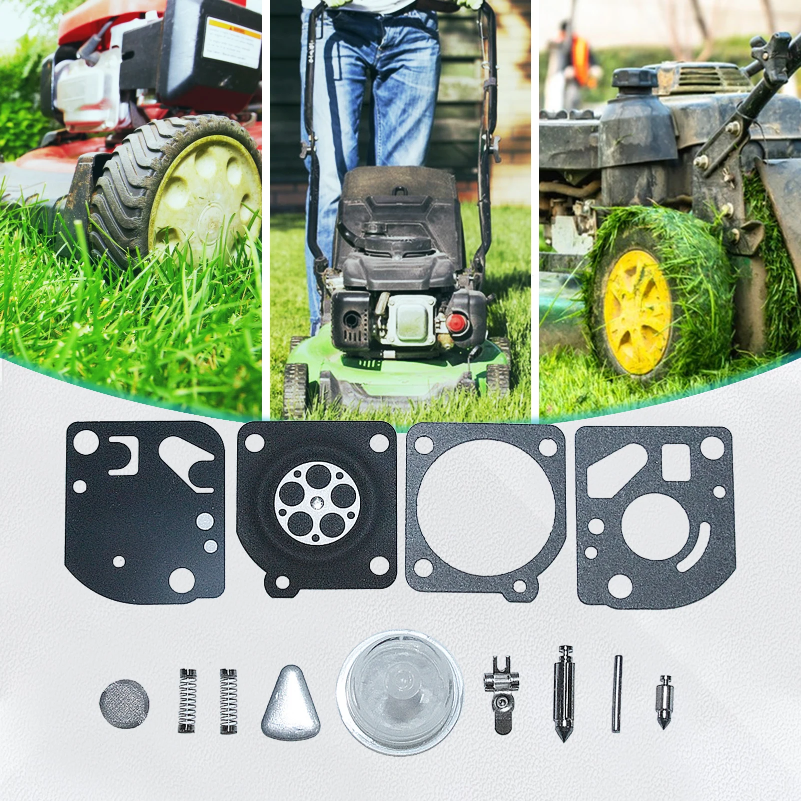 Carburetor Diaphragms Repair Kit for Husqvarna Trimmer