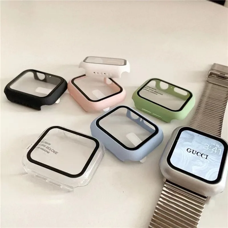 Sleek Protective Case with Tempered Glass