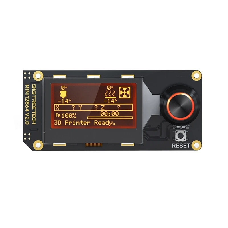

3D-печать Mini12864 V2.0 ЖК-экран с RGB-подсветкой EXP1+EXP2 FPC
