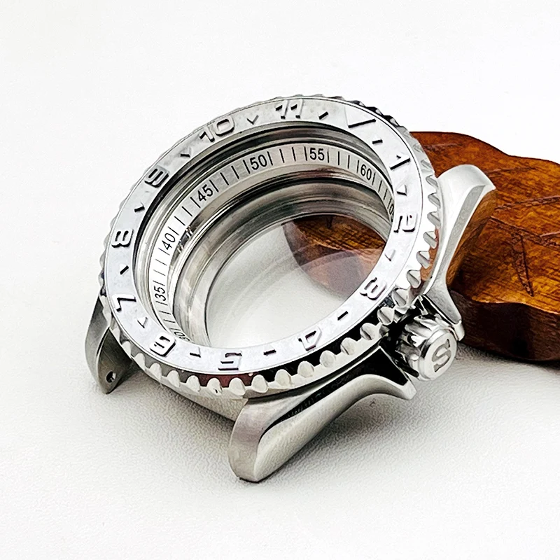 Couronne De Montre Métal Avec Lettre S Pour Seiko SKX007/009 (mouvement NH35/36) - Neuf étiqueté