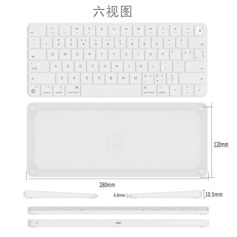 Magic Keyboard　Touch ID Magic Mouseセット Apple Magic Keyboard 2 W/Touch ID + Magic Mouse Combo in Orange +