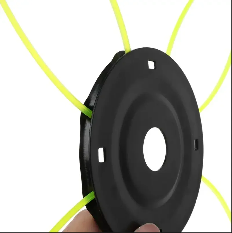 LUSQI Steel Lawn Mower Head Free 4 Lines Replacement Gasoline/Lithium Grass Trimmer Head Removal Of Garden Weed Brushcutter Part 6