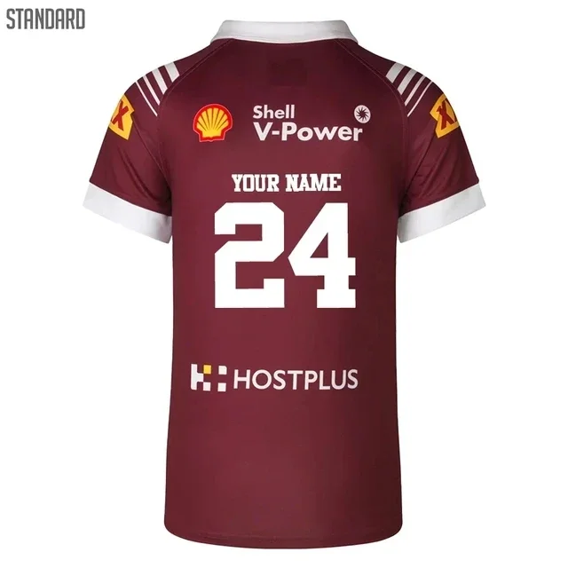 Men Basketball Jersey Men Volleyball Jerseys QUEENSLAND MAROONS MENS RUGBY TRAINING JERSEY POLO SHIRT size S-XL-5XL