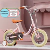 Vélo pour enfants avec roues auxiliaires 12-14-16-18-20 pouces 4