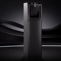 commercial standing water dispensers warm hot and cold with refrigerator or storage cabinet or with bottom load or UF RO option 1
